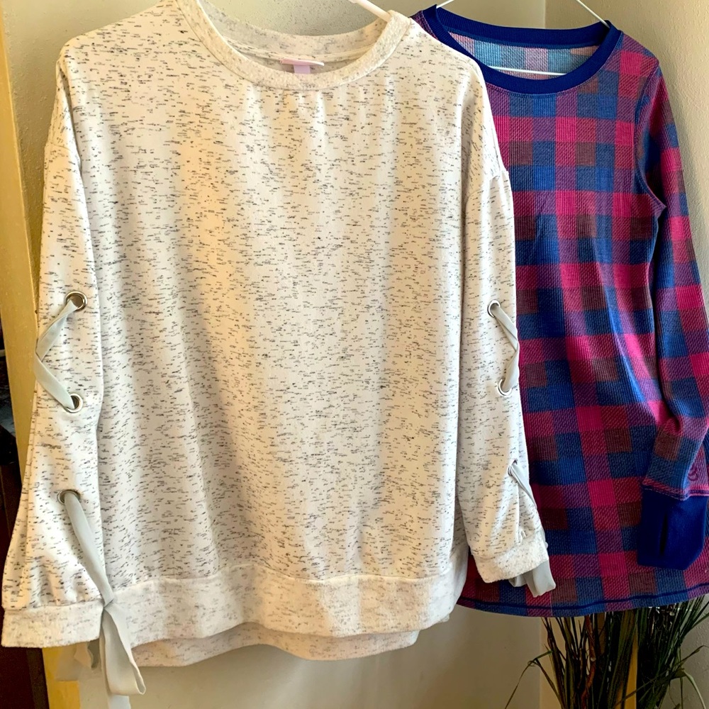 Bundle of 2 Maternity Long Sleeve Shirts. Size Small. NWOT.